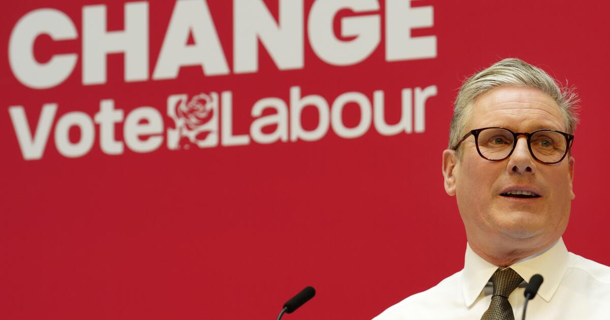 Labor Party on track for a big win in U.K. election, exit poll suggests