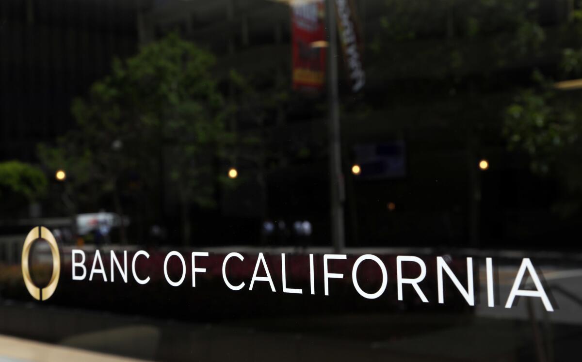 A Banc of California branch in Los Angeles.