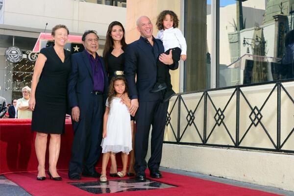 Vin Diesel has a good history in film. So good, in fact, that he earned the 2,504th star on the Hollywood Walk of Fame in the category of motion pictures. As he gears up for action-thriller "Riddick," we take a look at the actor's film highlights from his beginnings. Pictured above, Diesel is joined by his family during the August 2013 celebration.