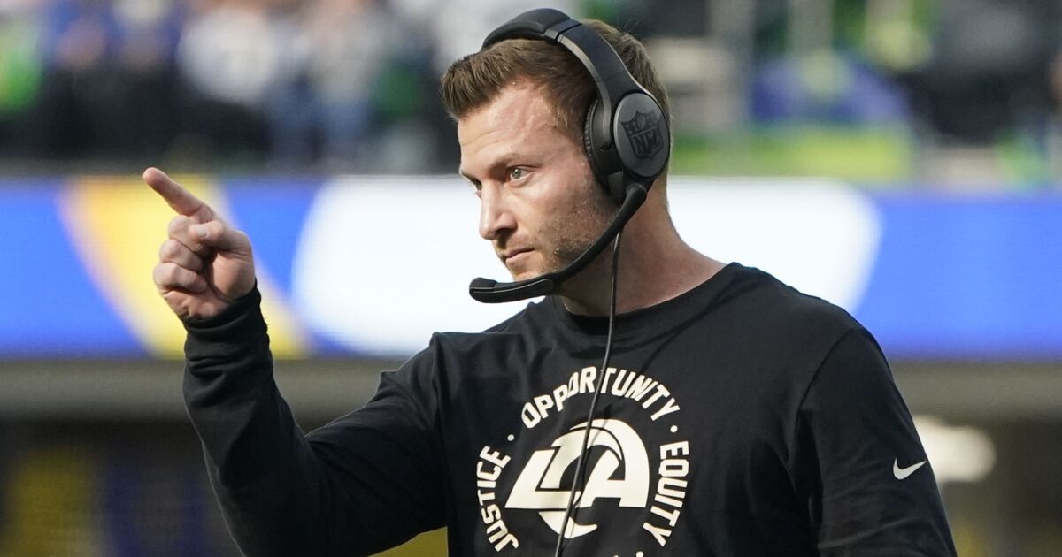 Refreshed-looking Sean McVay ‘confident’ and ‘committed’ to rebooting Rams