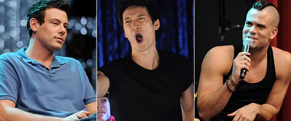 Three actors on the Fox hit "Glee" were born in 1982, making them some of the oldest high school students in the country. Cory Monteith, left, Harry Shum Jr. and Mark Salling will all turn 30 this year.