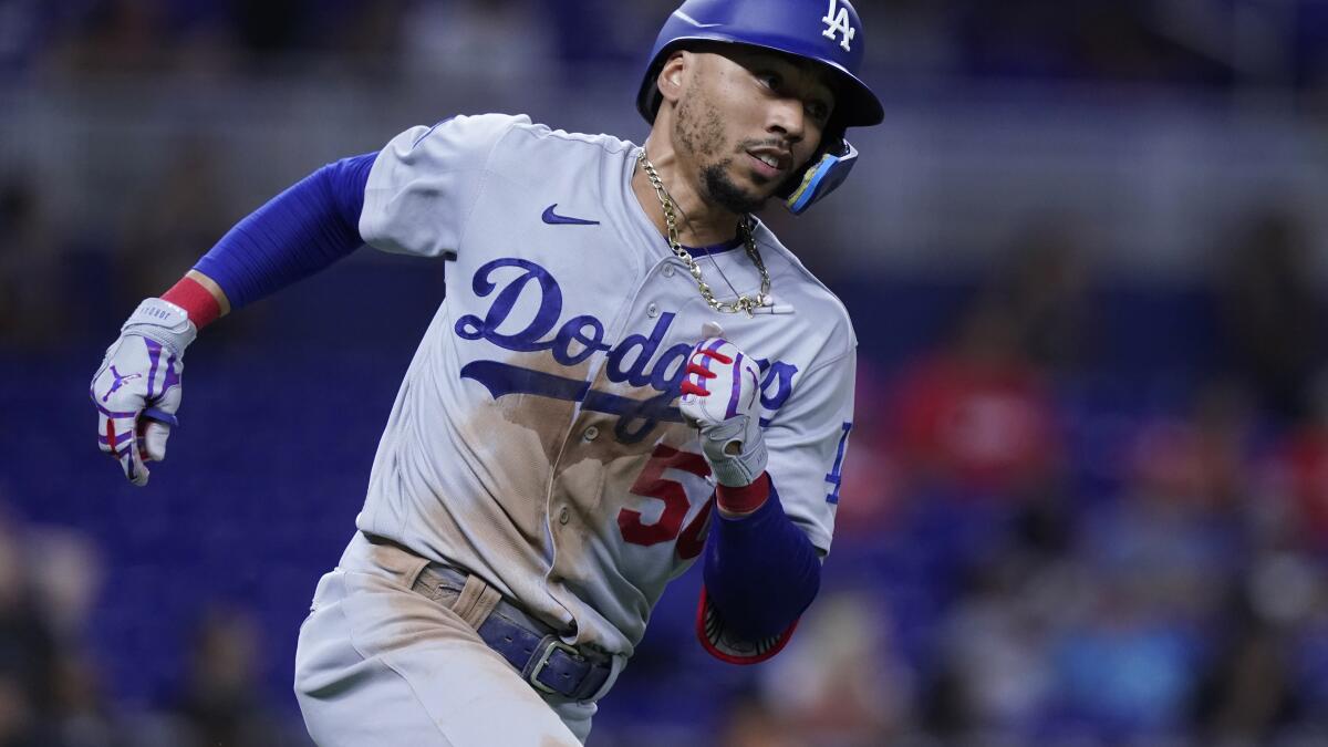 Austin Barnes and Mookie Betts spark Dodgers to win over Marlins - Los  Angeles Times