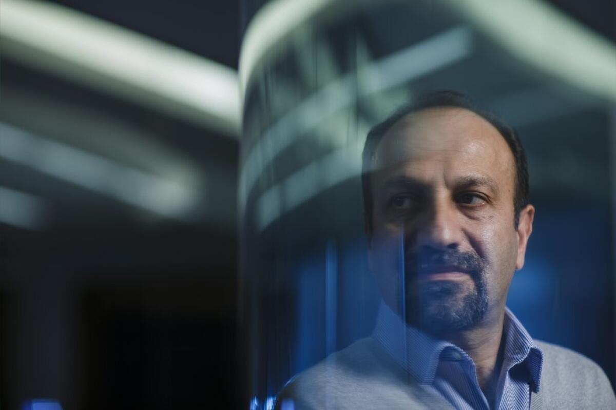 Iranian filmmaker Asghar Farhadi, whose latest film, "The Salesman," earned an Oscar nomination for foreign language feature.