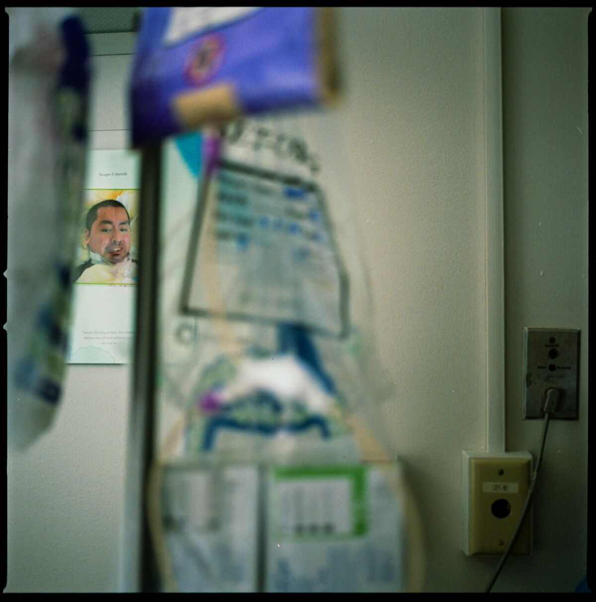 Ignacio lives in the subacute unit at the Villa Coronado Skilled Nursing Facility at Sharp Hospital in Coronado, Calif.