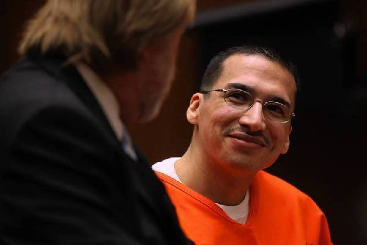 Heriberto Eddie Rodriguez, 33, was sentenced to life in prison without the possibility of parole on Friday for the 2005 killing of Chadwick Shane Cochran, 35, in Men's Central Jail.