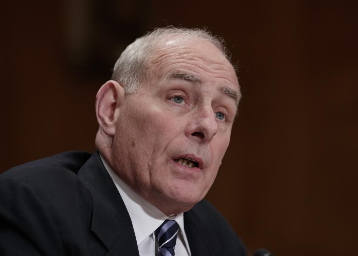 Retired Gen. John Kelly was named Chief of Staff.