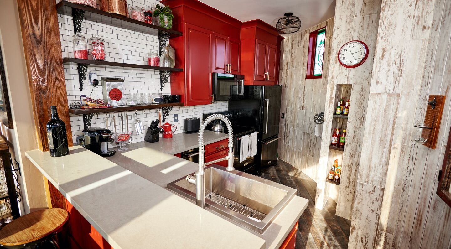 The kitchen.