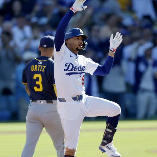 Dodgers defeat Brewers and are one win away from World Series - Los Angeles Times