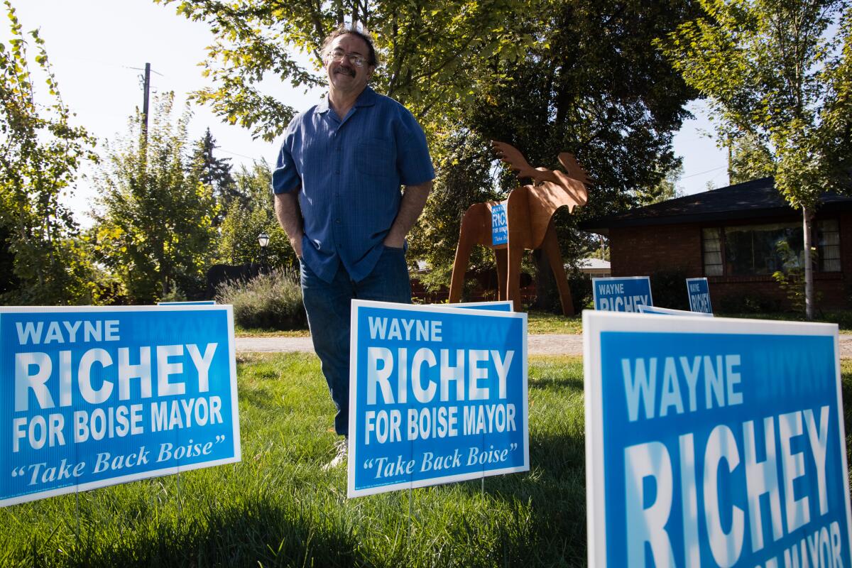 Boise mayoral candidate Wayne Richey