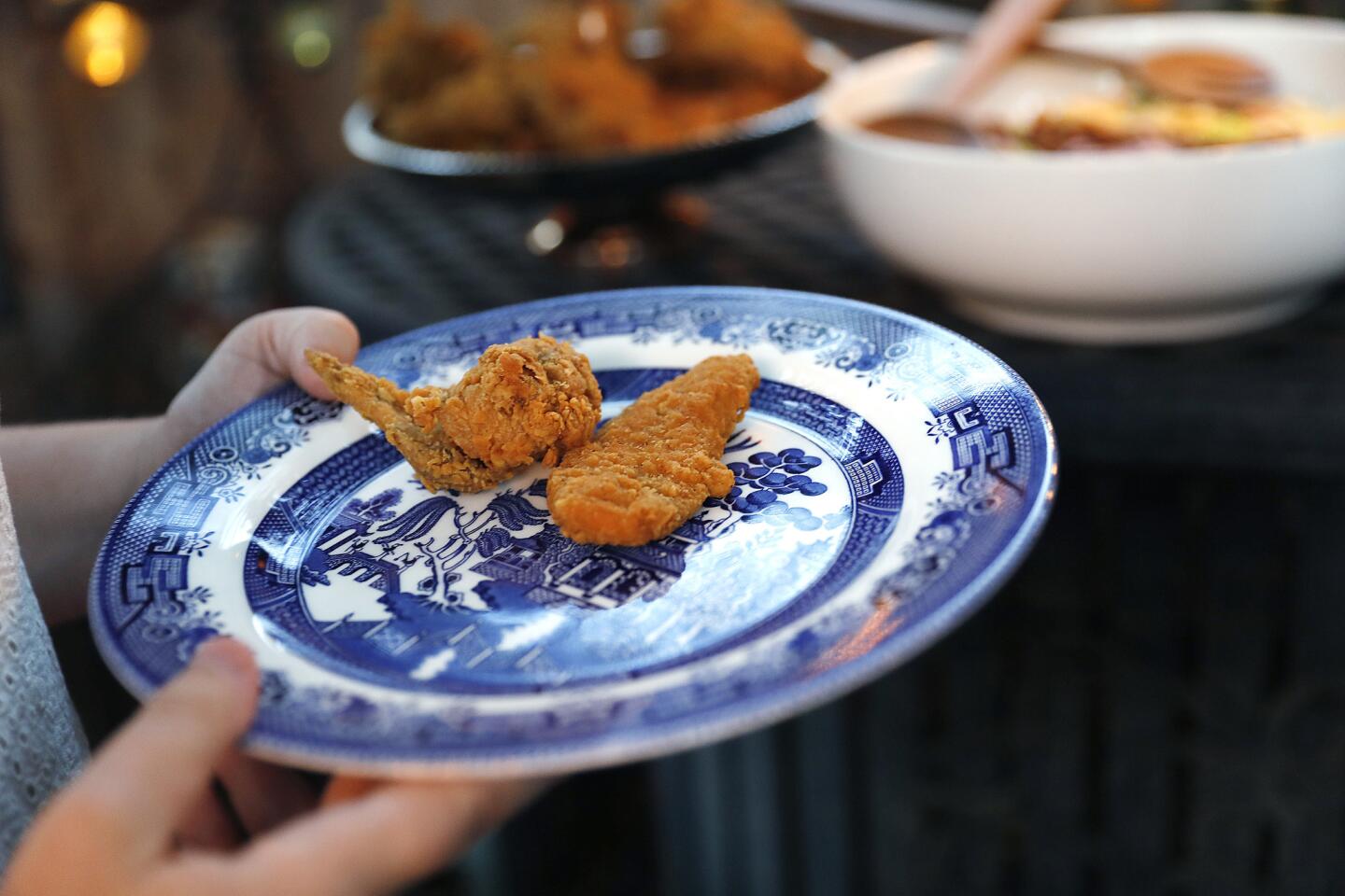 Fried chicken dinner party