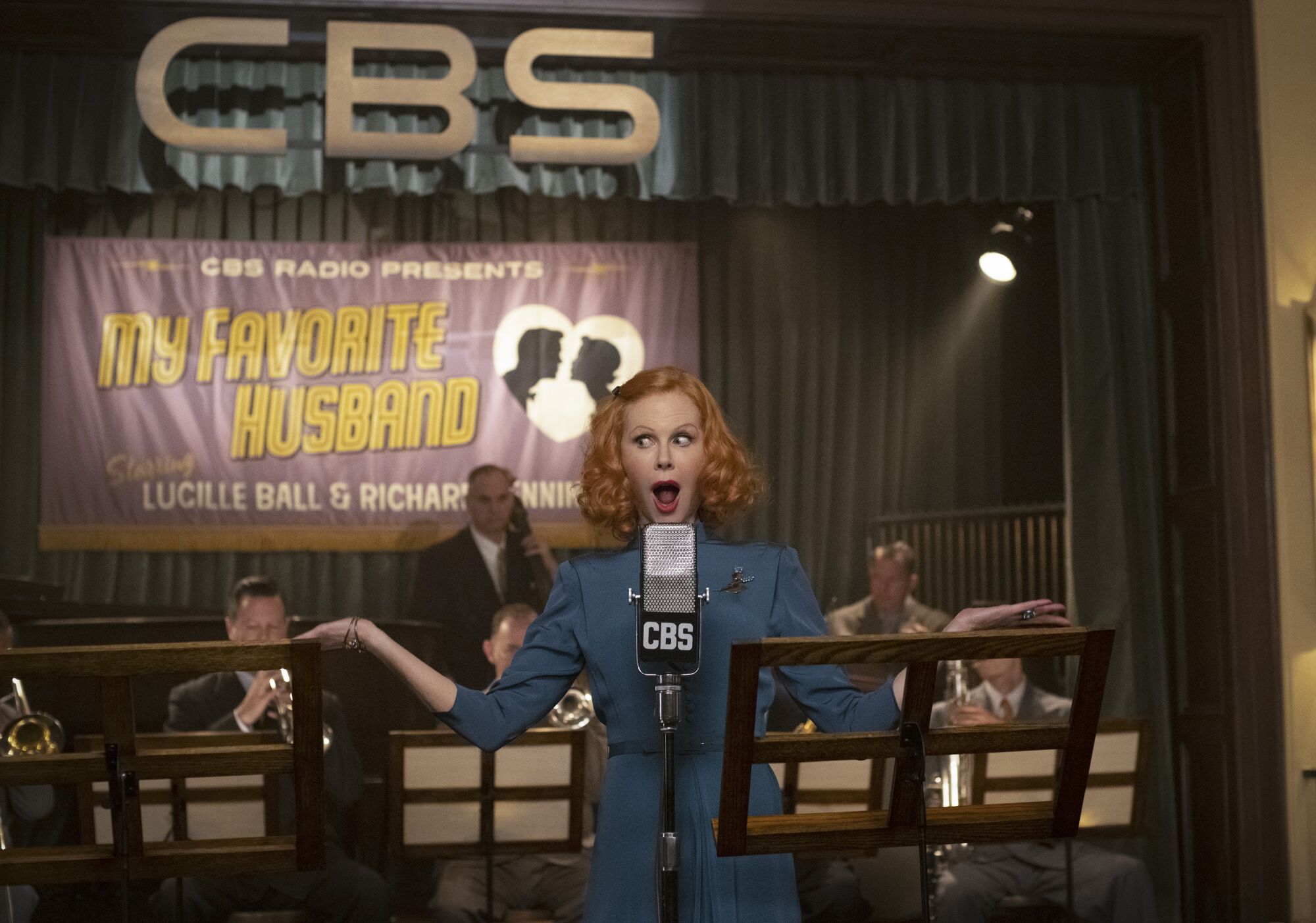 Actress Nicole Kidman stars as Lucille Ball in "Being the Ricardos."