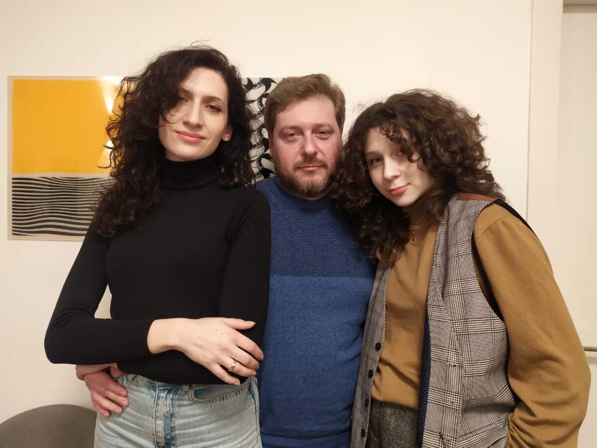 The Tregubov family in Tel Aviv