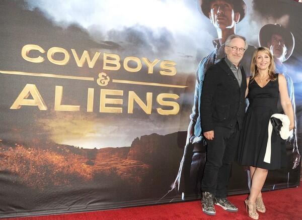 Steven Spielberg and Stacey Snider