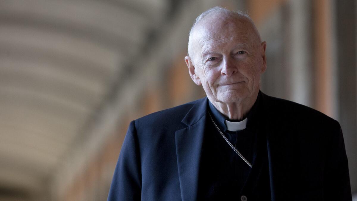 Former Cardinal Theodore Edgar McCarrick in Rome in 2013.