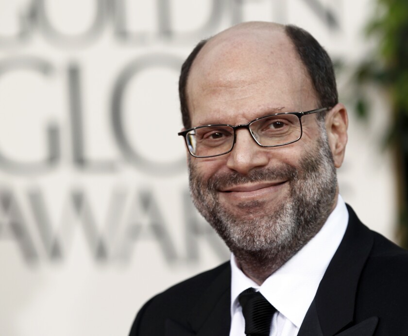 FILE - Scott Rudin arrives at the Golden Globe Awards in Beverly Hills, Calif. on Jan. 16, 2011. Rudin, one of the most successful and powerful producers, with a heap of Oscars and Tonys to show for it, has long been known for his torturous treatment of an ever-churning parade of assistants. Such behavior has long been engrained — and sometimes even celebrated — in show business. (AP Photo/Matt Sayles, File)