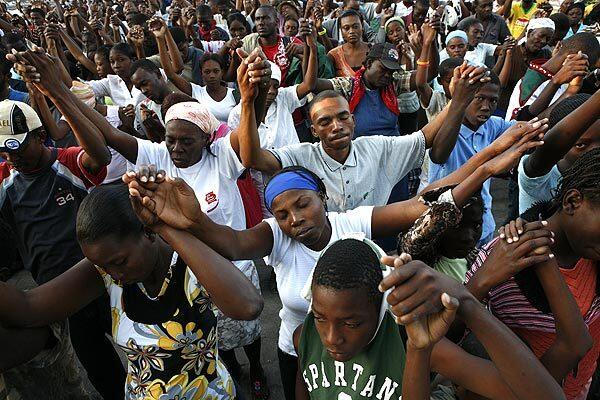Haiti prayer gathering