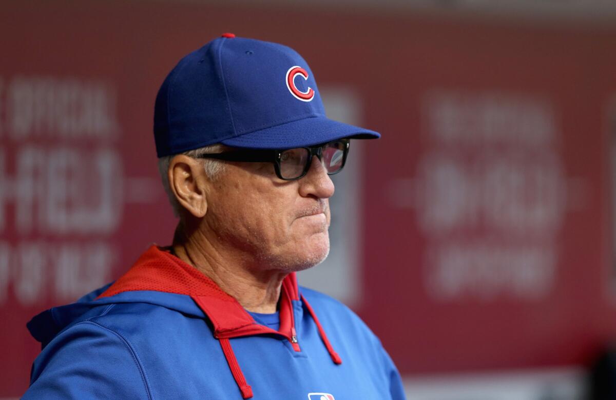 Joe Maddon spent five seasons with the Cubs, going to the playoffs four times.