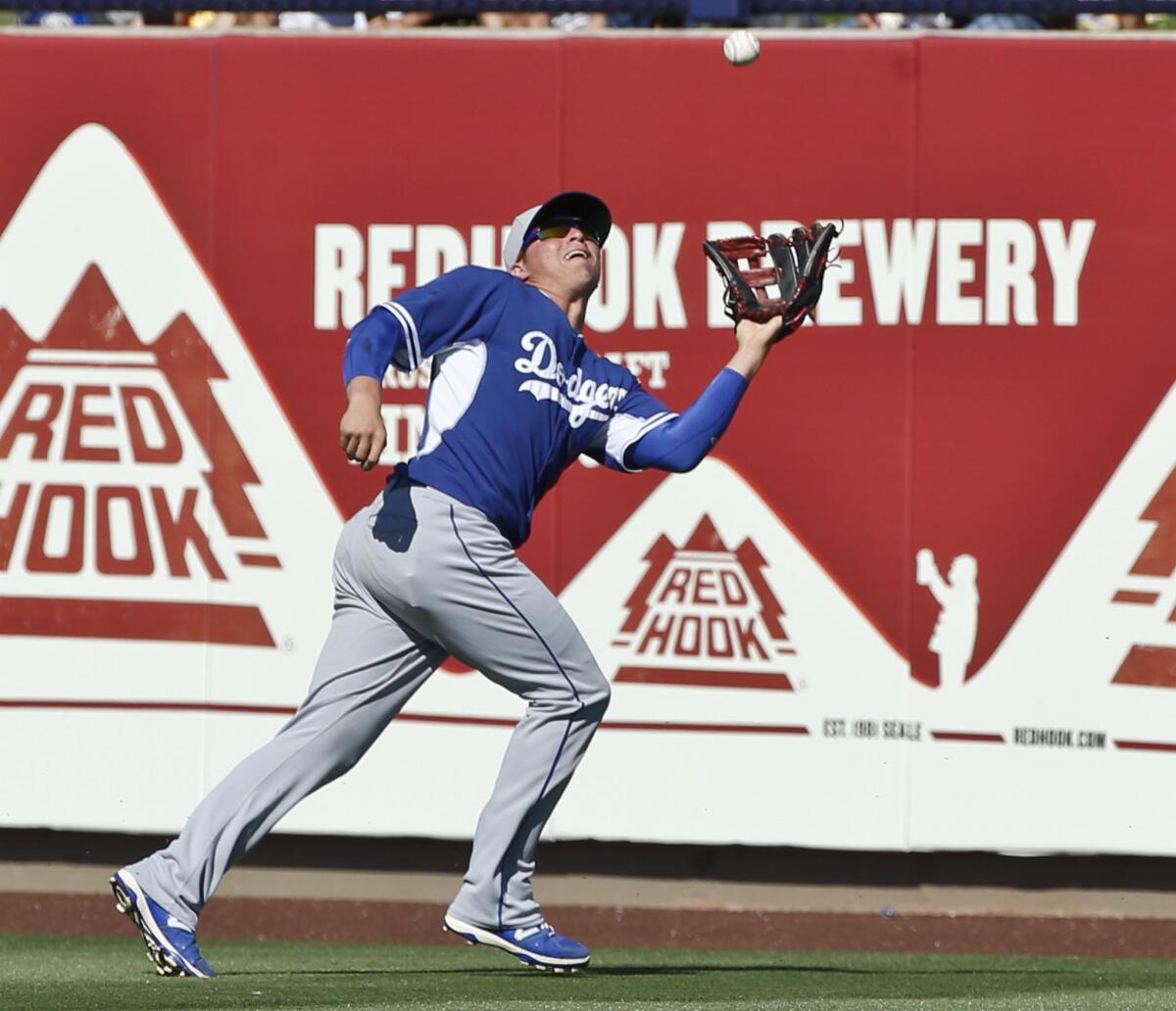 Dodgers utilityman Enrique Hernandez hit his third homer in three days Sunday against the Indians.