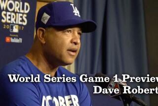 Dave Roberts on the World Series roster and taking a moment