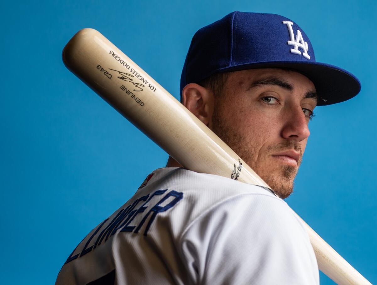 The Dodgers' Cody Bellinger was voted the National League most valuable player by baseball writers. (Photo by Rob Tringali/Getty Images)
