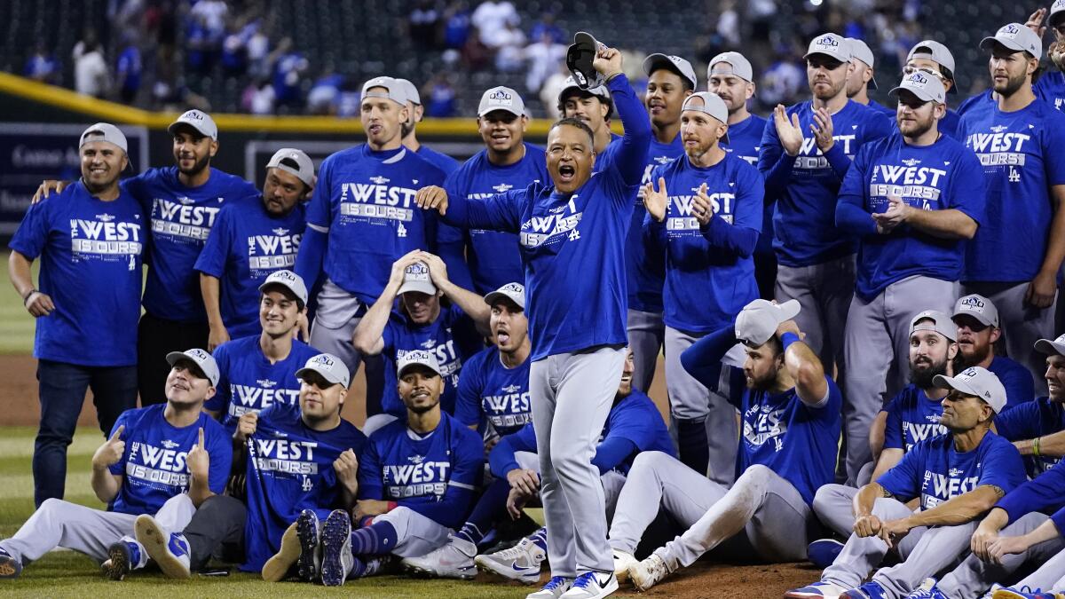 Dodgers clinch NL West for 10th time in past 11 seasons