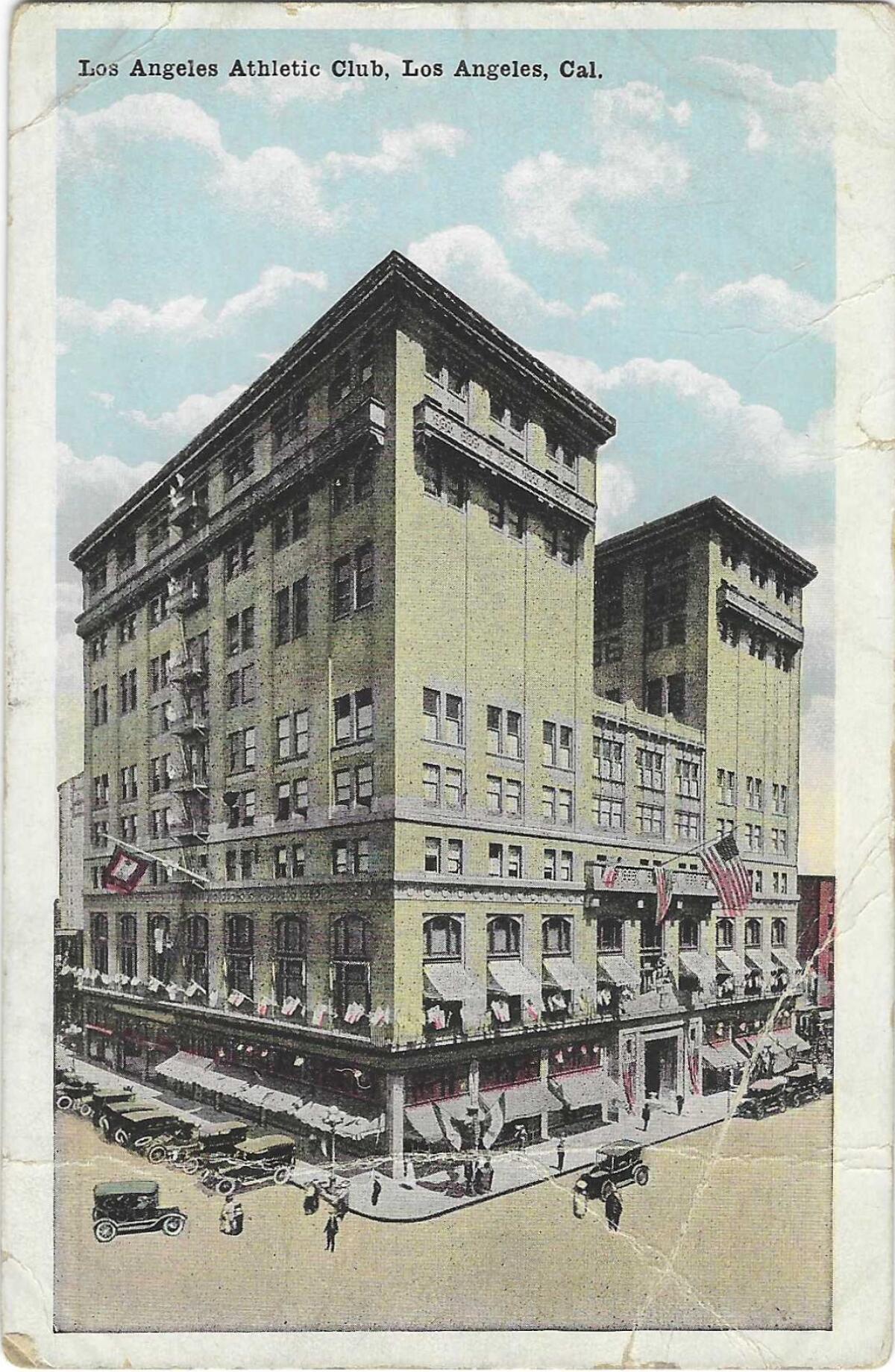 Exterior view of Los Angeles Athletic Club