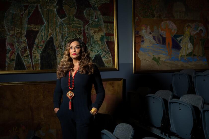 LOS ANGELES, CALIF. - MAY 22: Tina Knowles poses for a portrait at WACO Theater on Wednesday, May 22, 2019 in Los Angeles, Calif. (Kent Nishimura / Los Angeles Times)