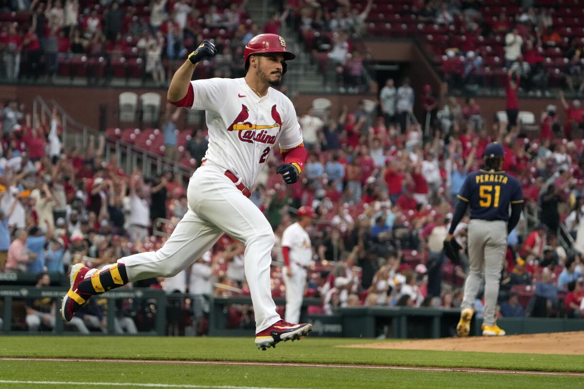 Arenado HRs in 4th straight game, Cards rout Brewers 18-1 for 4-game win  streak - The San Diego Union-Tribune