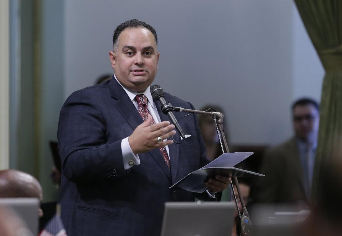 Democrat John A. Pérez of Los Angeles was speaker of the California Assembly from March 2010 to May 12, 2014.