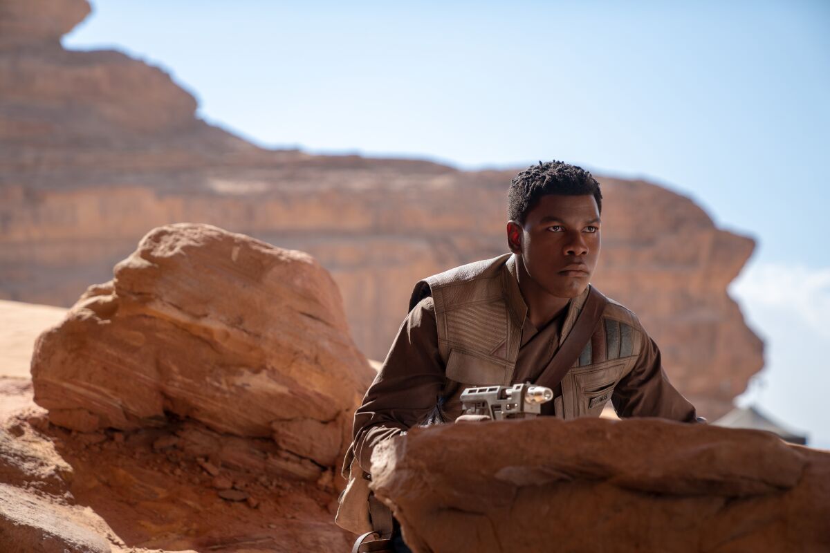 John Boyega in "Star Wars: The Rise of Skywalker."