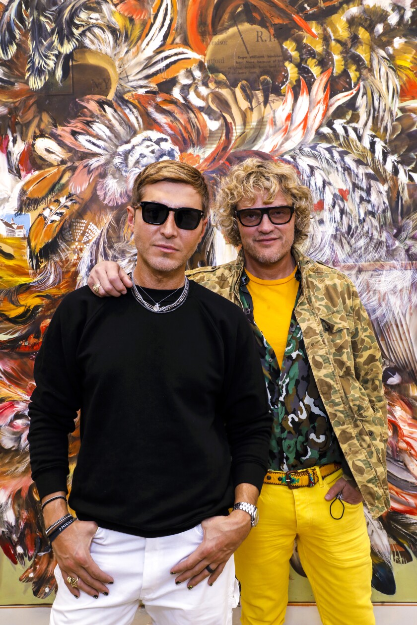 Evangelo Bousis, left, and Peter Dundas