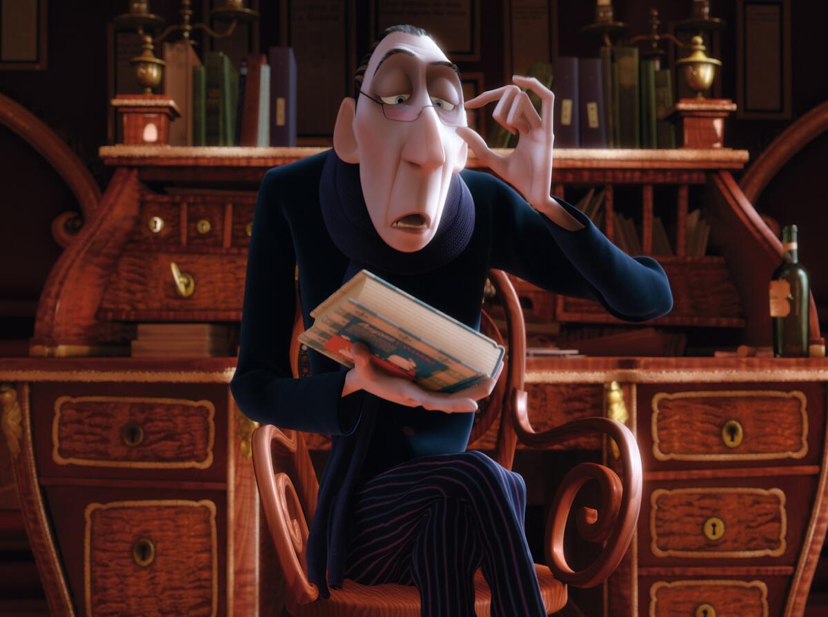 Anton Ego voiced by Peter O'Toole in 2007's "Ratatouille." (Disney Enterprises / Pixar Animation)
