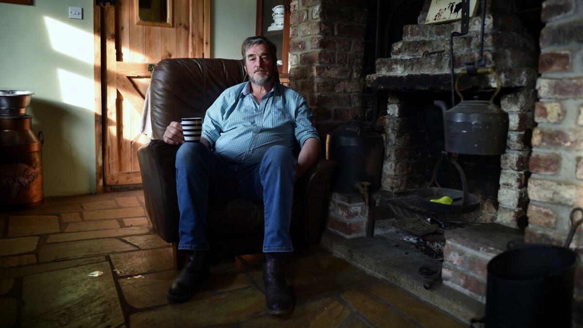 Animal wrangler "Game of Thrones" animal wrangler Kenny Gracey, at his home in Tandragee near Portadown, Northern Ireland.