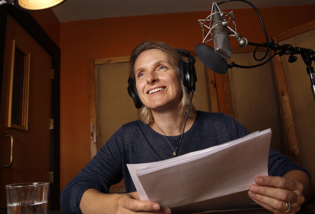 Bestselling author Elizabeth Gilbert ('Eat, Pray, Love') prepares for the recording of her new podcast about creativity.
