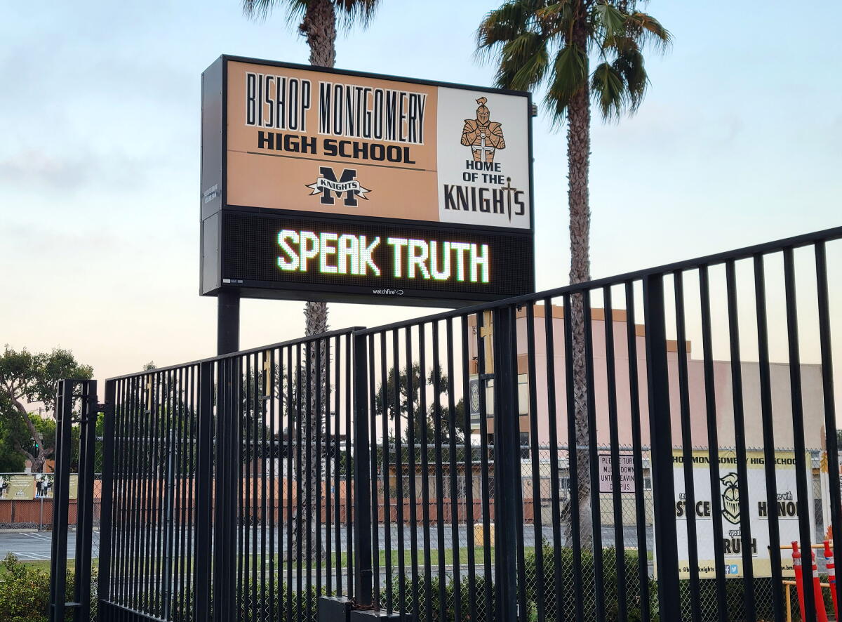 Bishop Montgomery has canceled its football season after a violation of CIF rules.