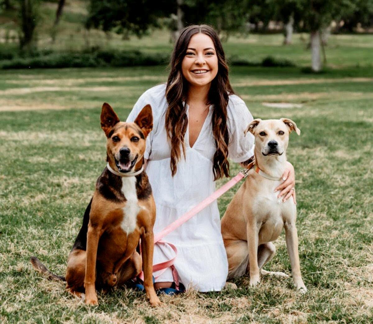 Katie Alatorre adopted Odin in 2020 and Nala last year.