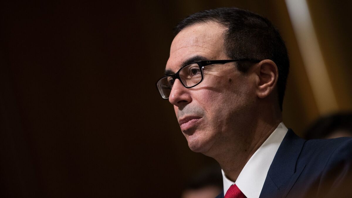 Secretary of Treasury Steven T. Mnuchin's use of military planes violated rules but was not illegal, his department's inspector general concluded.