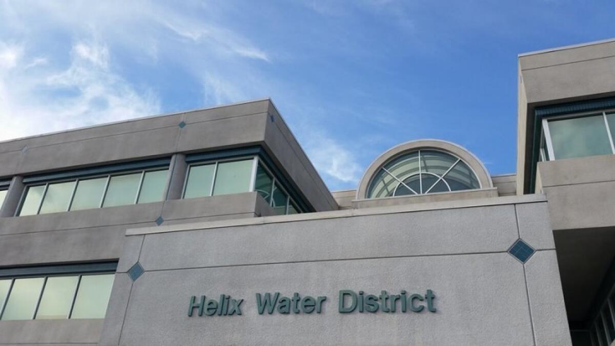 The Helix Water District will roll out a program to help people during the pandemic.