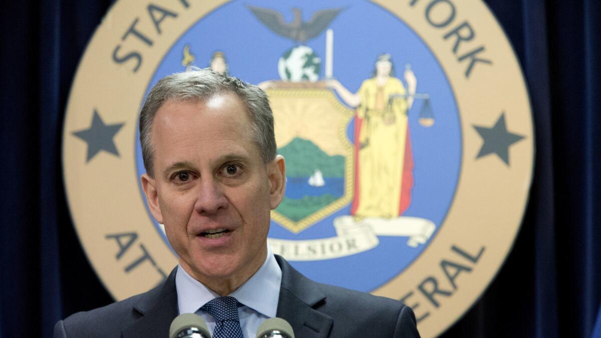 Eric Schneiderman resigned Monday as New York attorney general after several women accused him of slapping and choking them during romantic encounters.