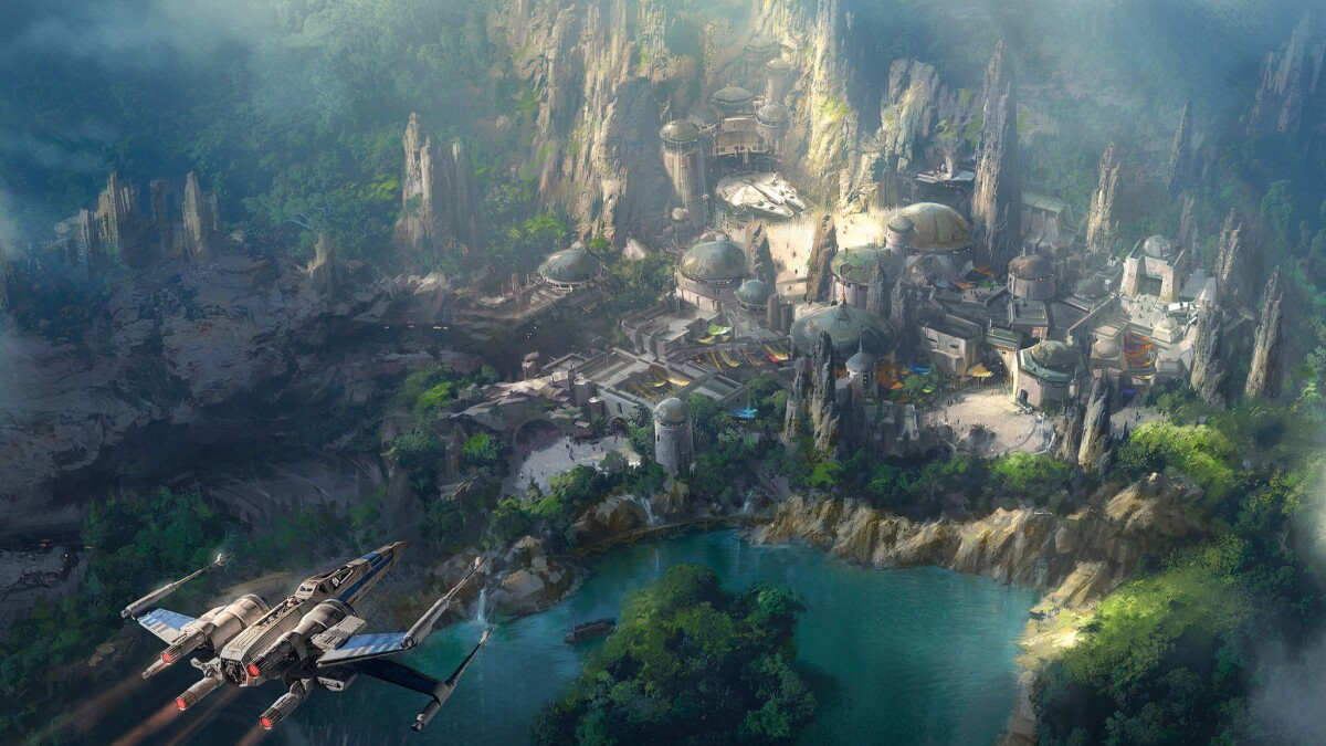 Disneyland Releases New Image Of Star Wars Land Los