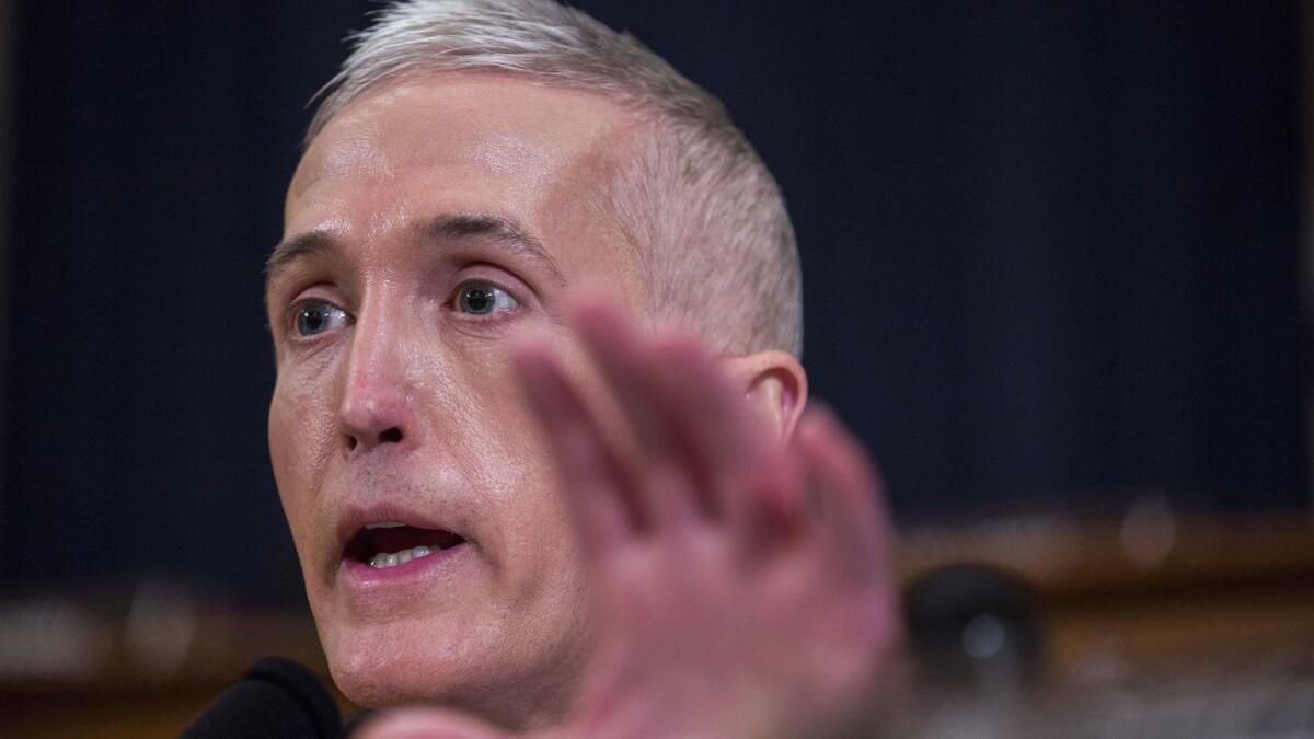 House Oversight Committee Chairman Trey Gowdy (R-S.C.) announced Wednesday that the committee would investigate how the White House and FBI handled allegations of spousal abuse against former White House staff member Rob Porter.
