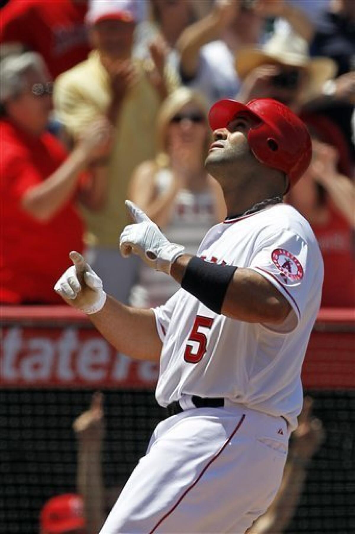 Angels' Pujols ends longest HR drought of career - The San Diego
