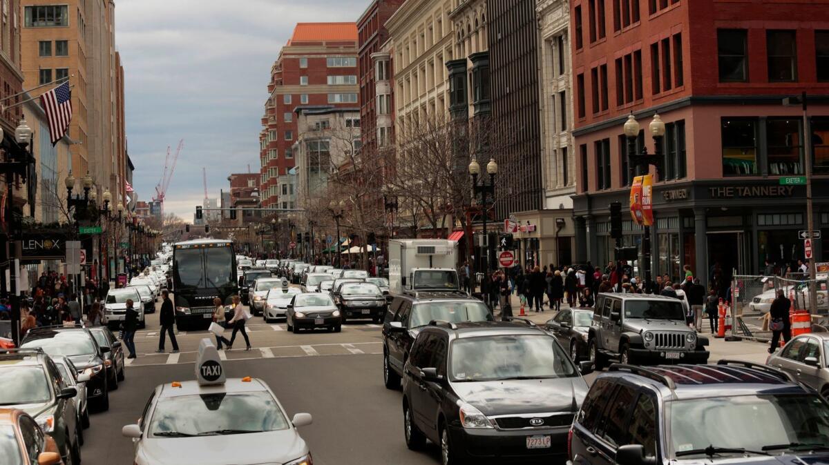 Boston is a fine city. But you wouldn't necessarily want to drive there. (Carolyn Cole/Los Angeles Times)