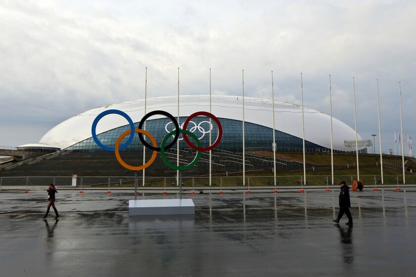 The skating venue for the Sochi Winter Olympics.