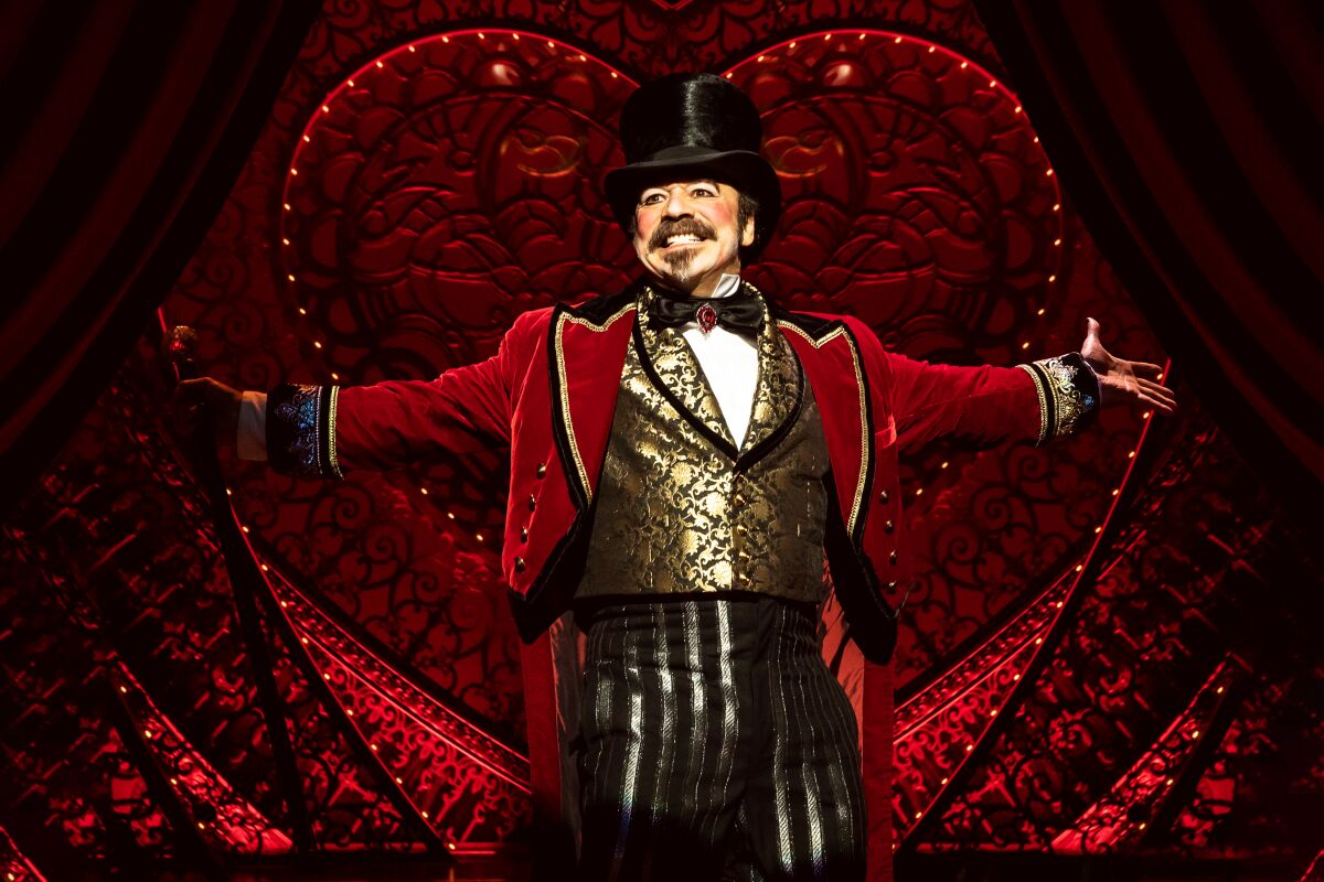 Danny Burstein as Harold Ziegler in "Moulin Rouge! The Musical."