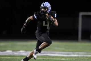 Junior running back-linebacker Jerry Misaalefua of Carson scored five touchdowns against Cleveland.