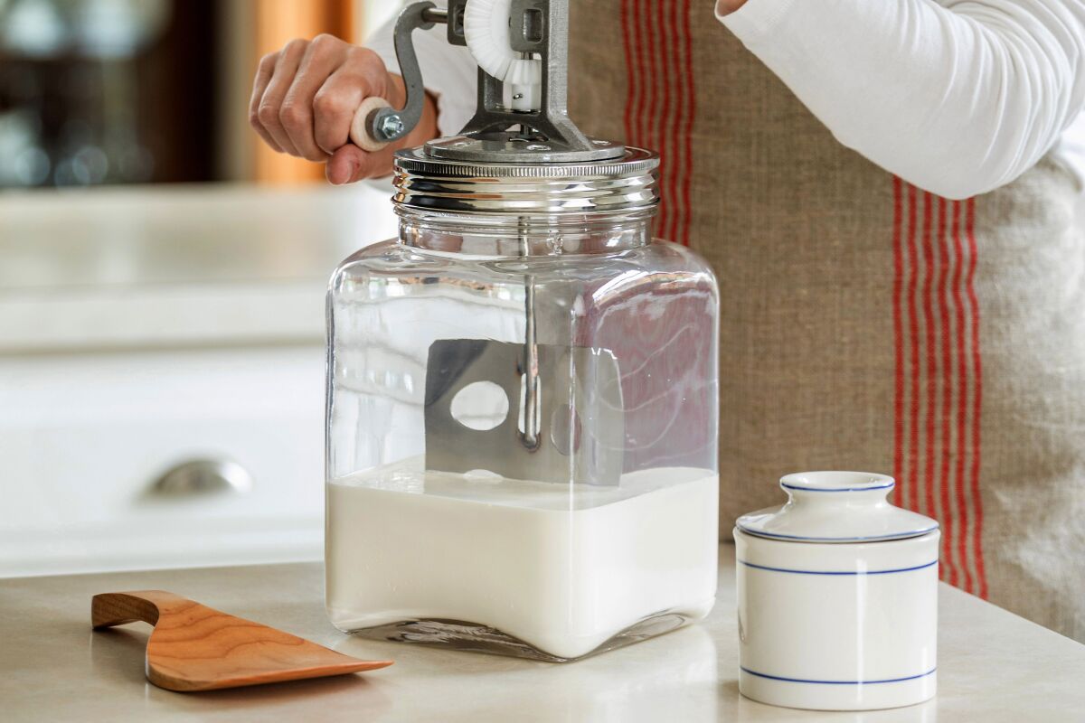 The Dazey butter churn