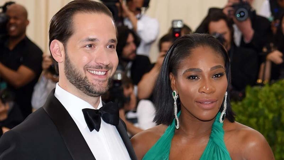 Alexis Ohanian and Serena Williams.