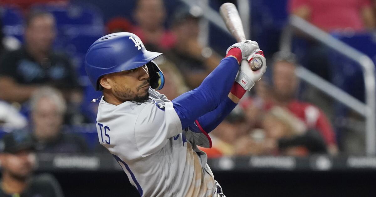 Austin Barnes and Mookie Betts spark Dodgers to win over Marlins