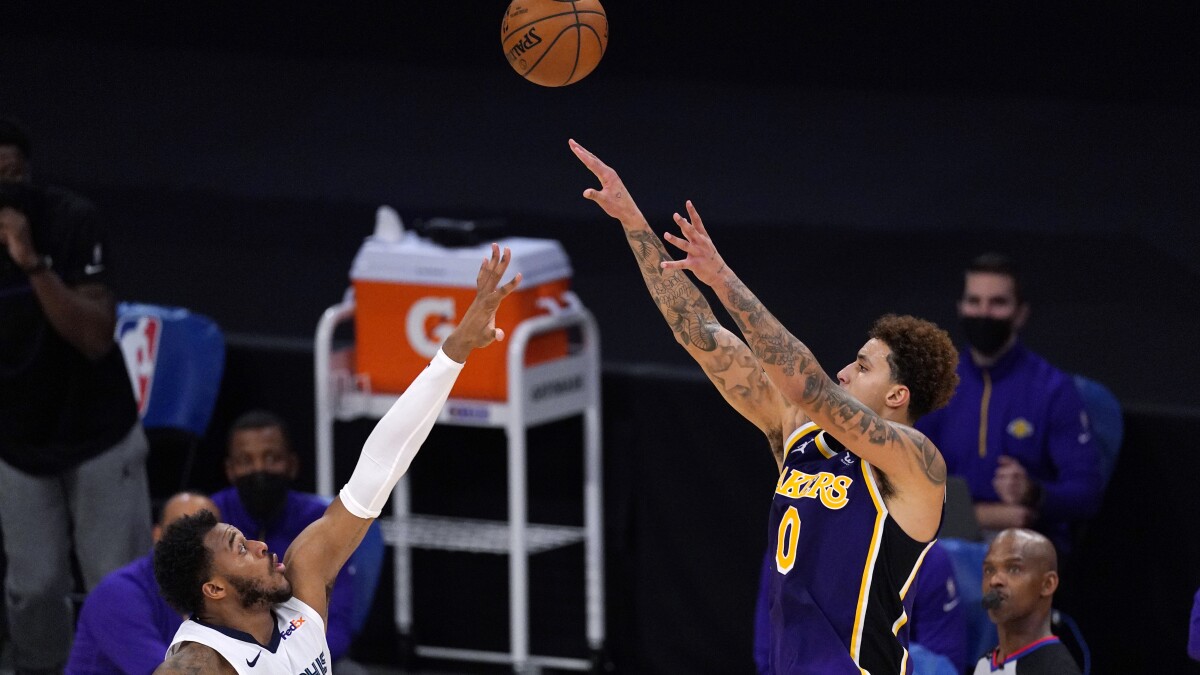 Why Kyle Kuzma Is Thriving In His Star Less Role For Lakers Los Angeles Times